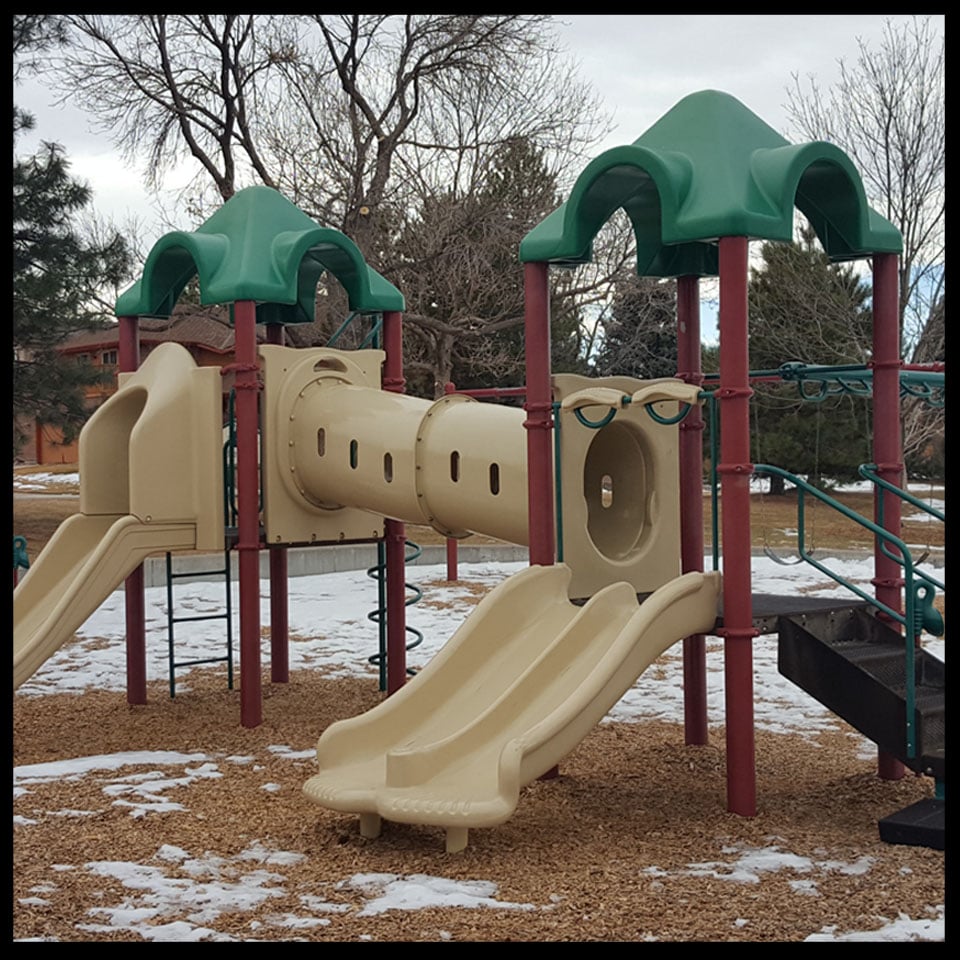 Playground at Foxridge Park in Centennial, Colorado