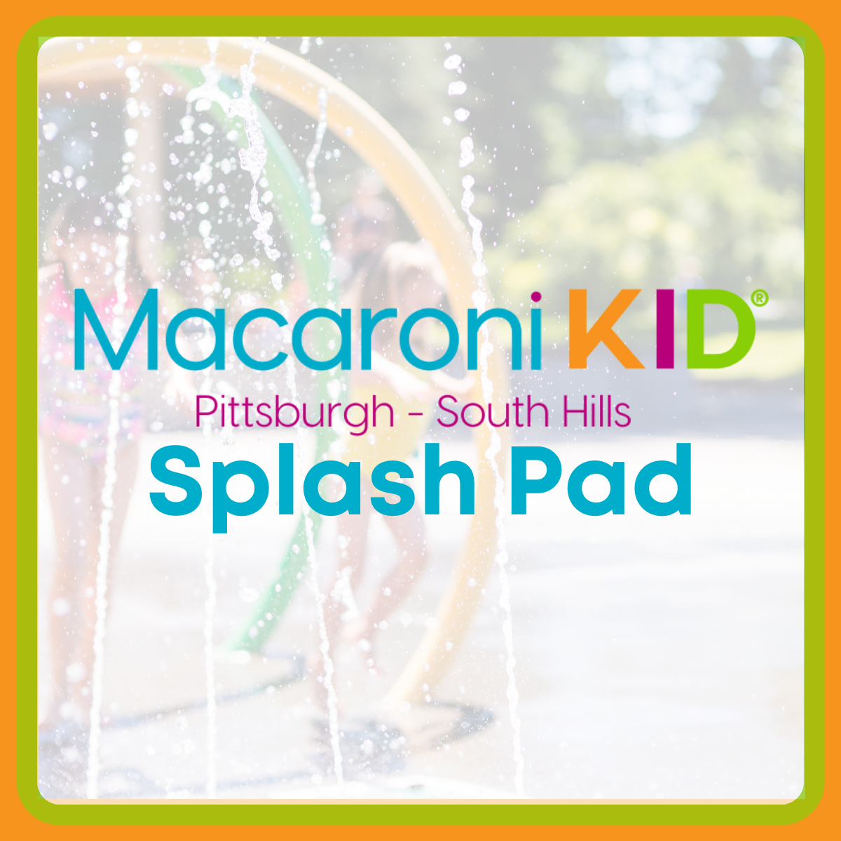 South Hills Pittsburgh Splash Pad 