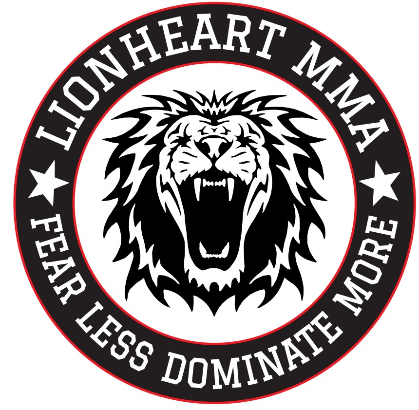 Lion roaring in the center of a logo circle that says 