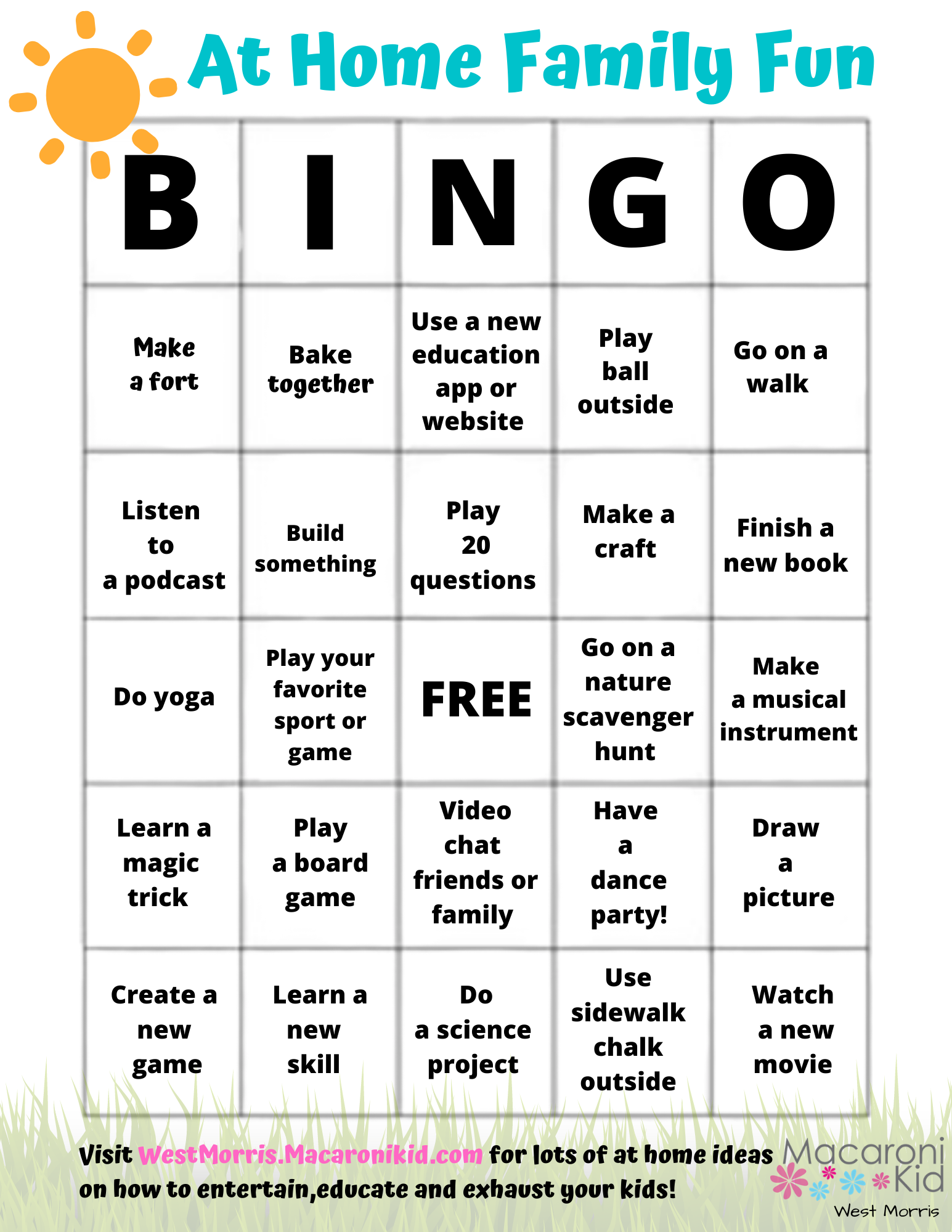 at home bingo set