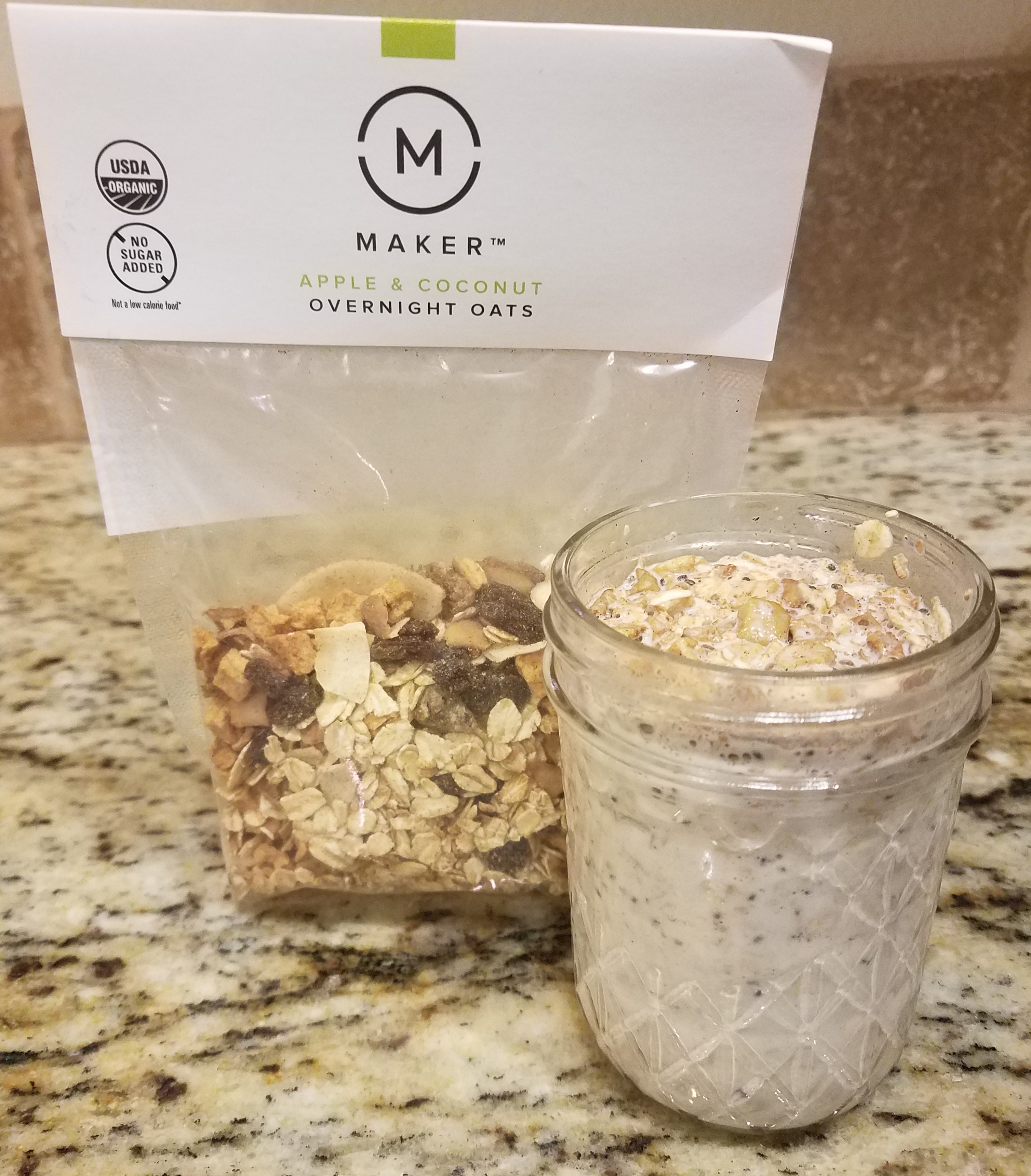 Instant Overnight Oat Jars : Maker Oats