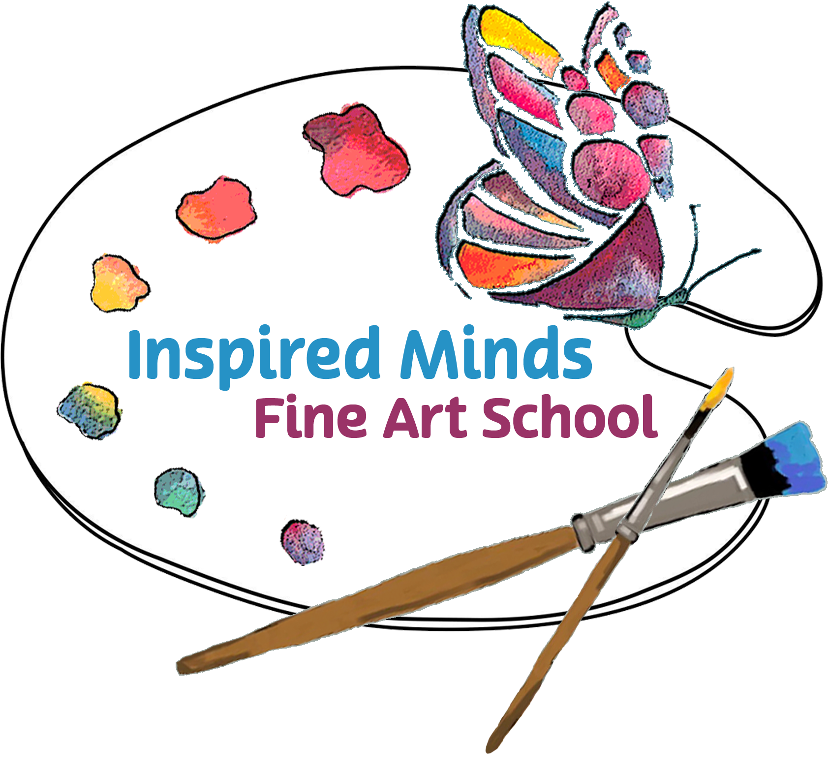 Inspired Minds Fine Art School 2021 New Logo