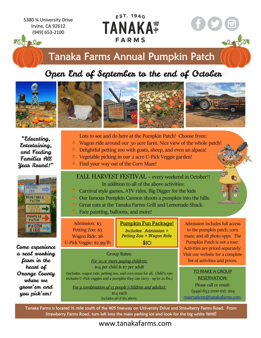 Tanaka Farms Annual Pumpkin Patch Irvine Macaroni Kid Yorba Linda Fullerton Placentia Anaheim Hills