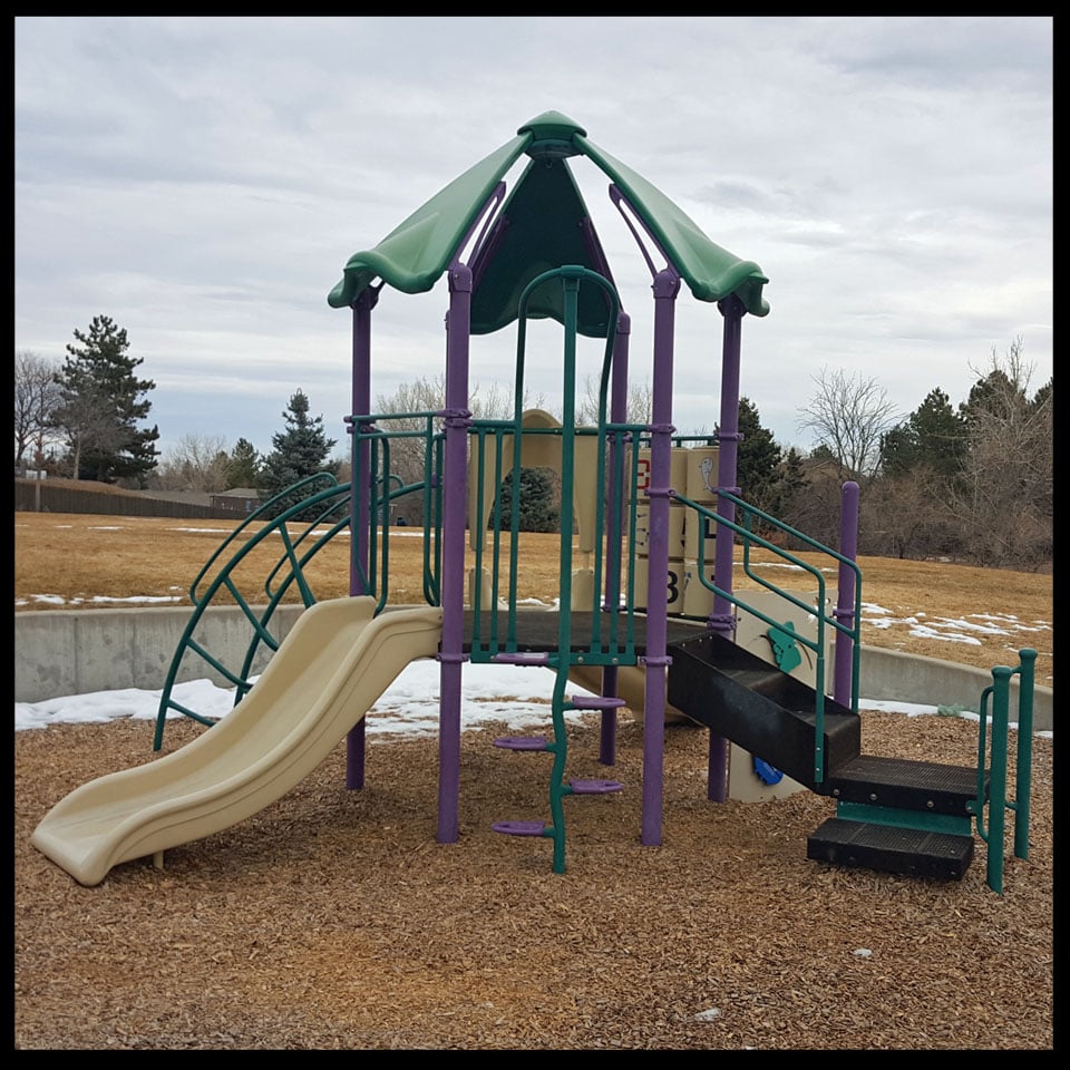 Playground at Foxhill Park in Centennial, Colorado