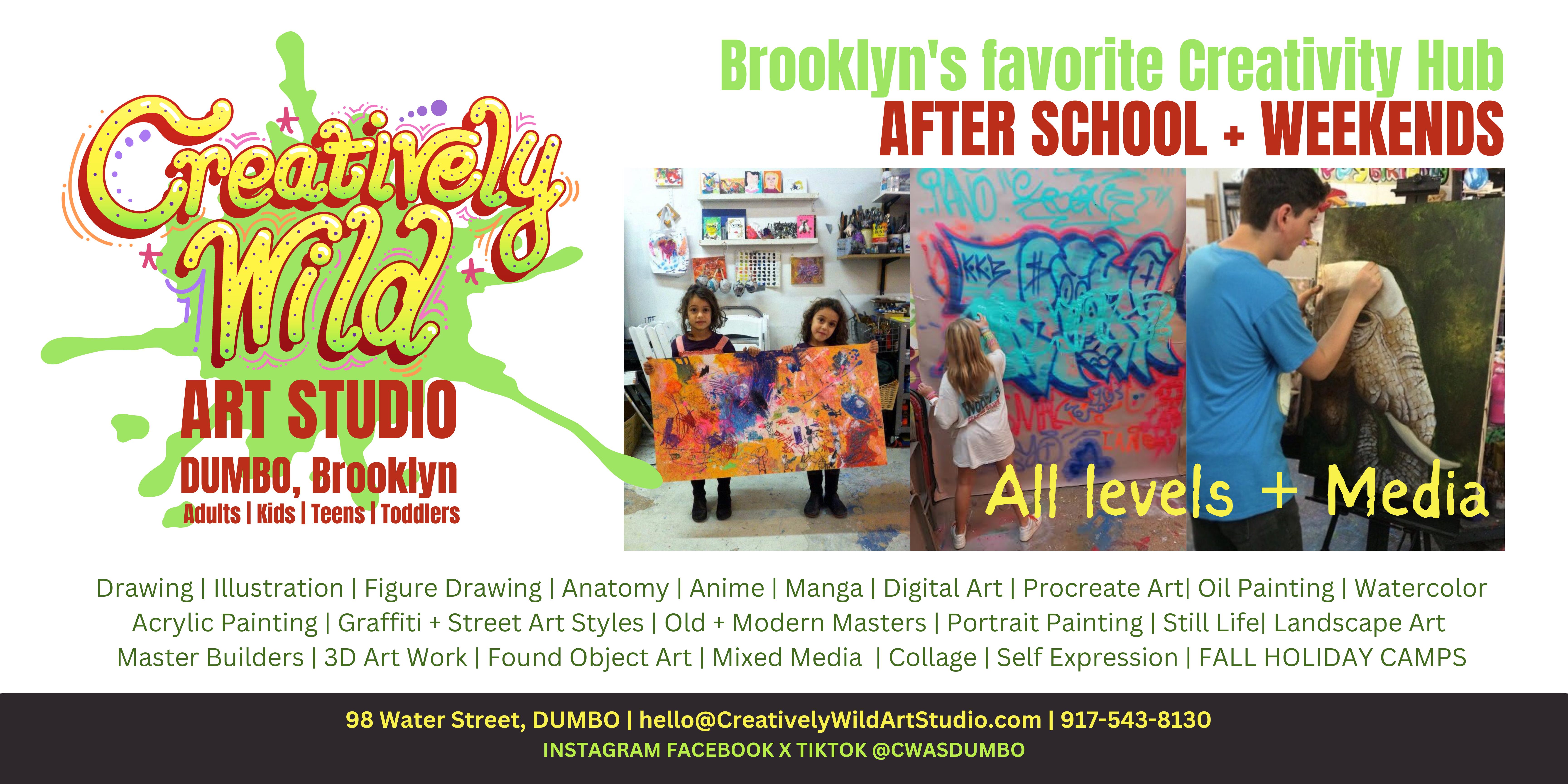 Graffiti + Street Art for Teens [Class in NYC] @ Creatively Wild