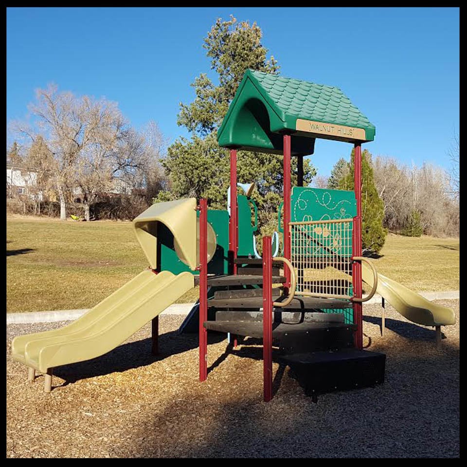 Playground at Walnut Hills Park in Centennial, Colorado