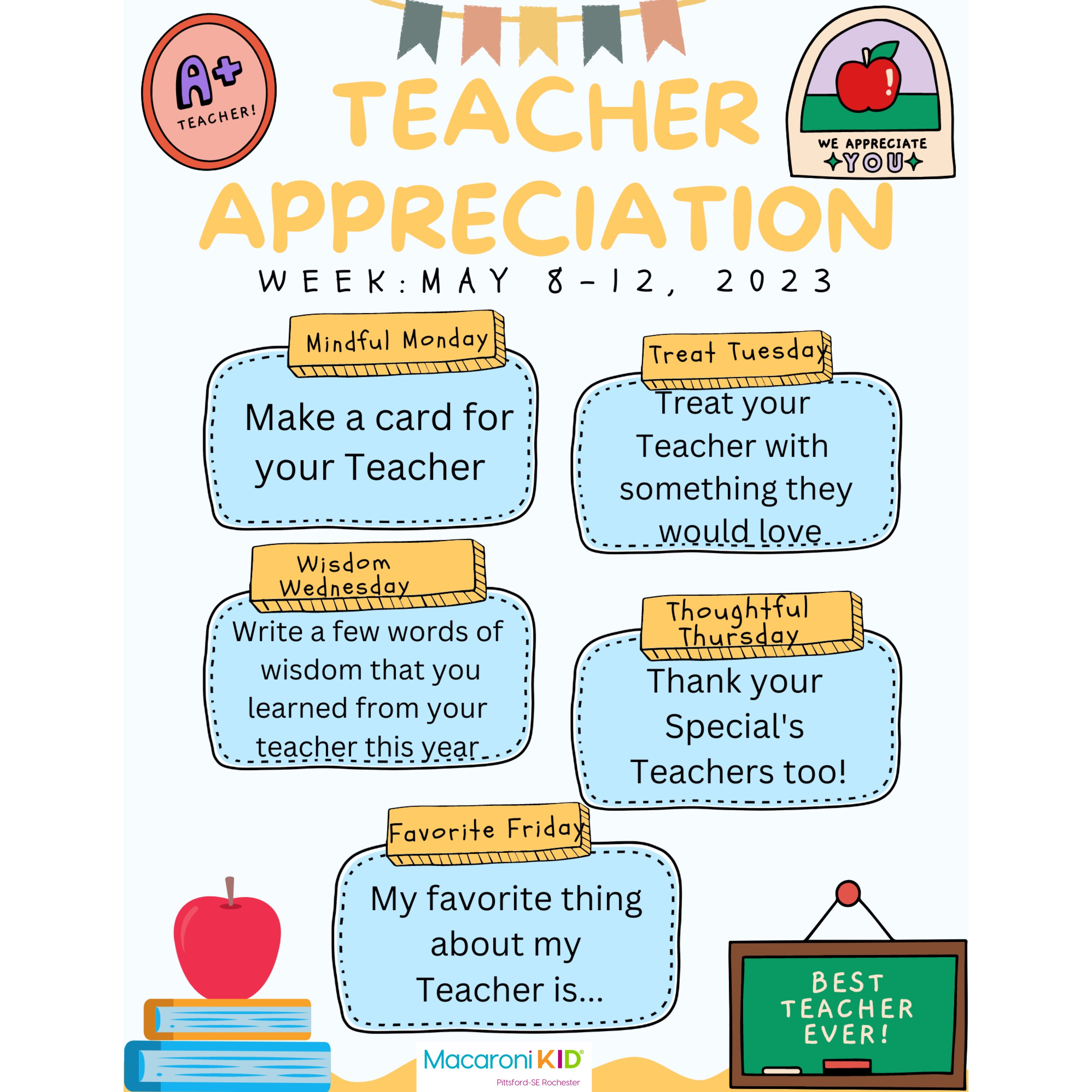 National Teacher Appreciation GIVEAWAY and Printable Teacher ideas ...