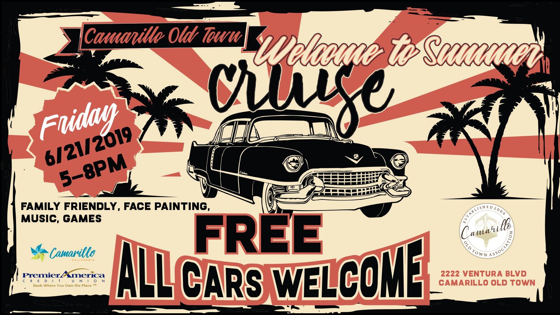 Old Town Camarillo Welcome to Summer Car Cruise (CAMARILLO) | Macaroni KID  Camarillo - Ventura - Oxnard