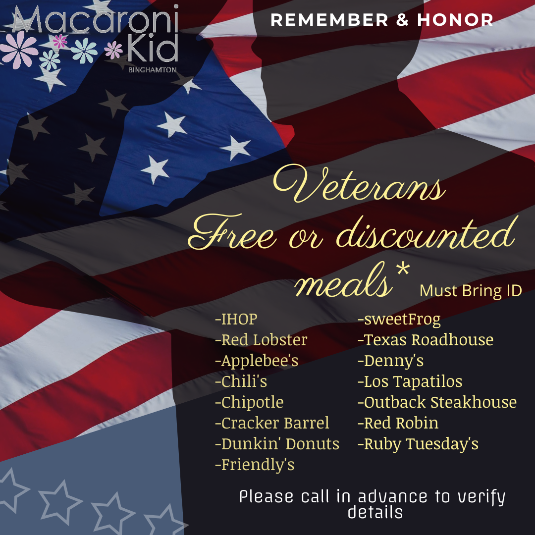 Veterans Day Veterans Eat Free Or Discounted