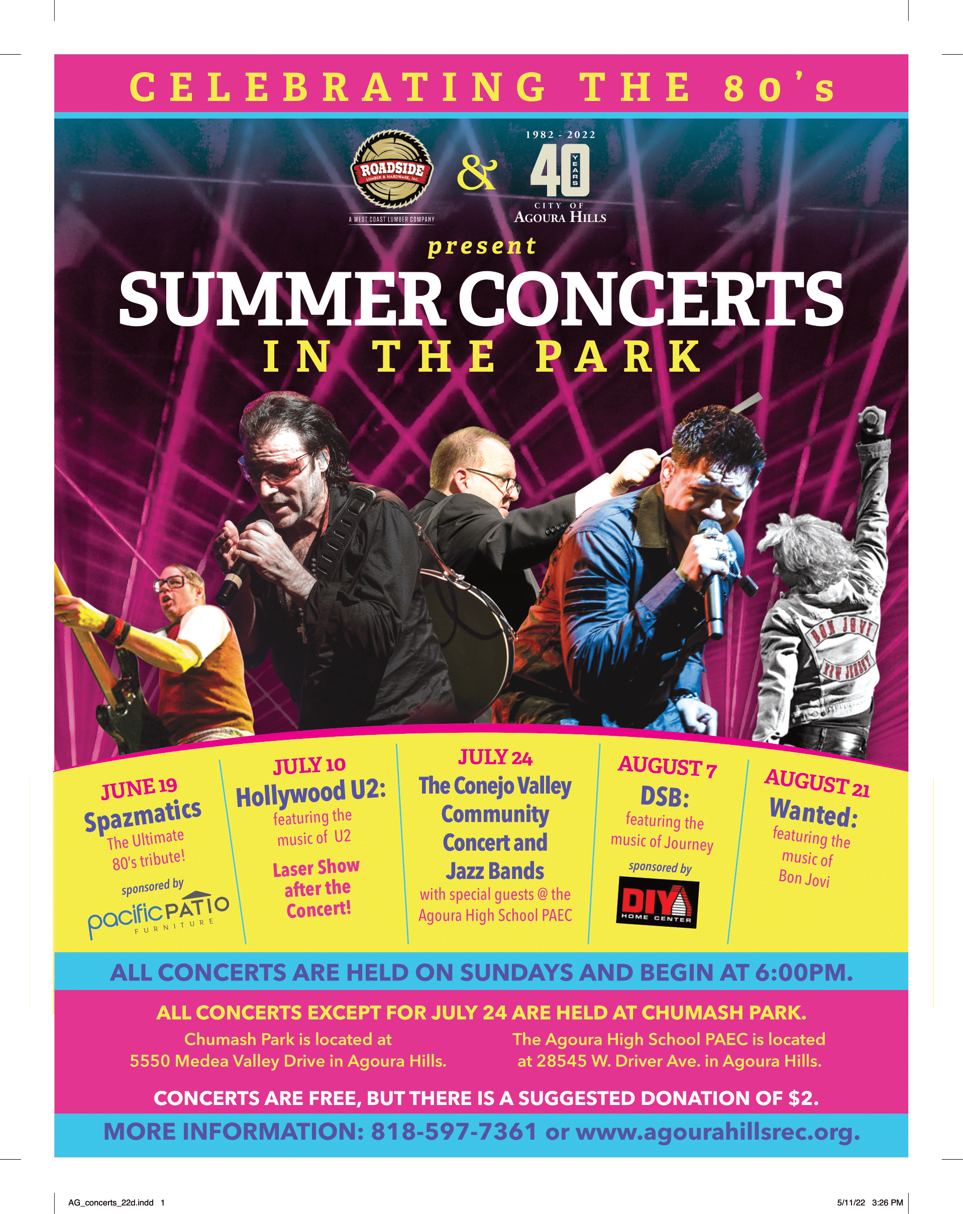🎶 Agoura Hills Summer Concerts in the Park Macaroni KID Conejo Valley