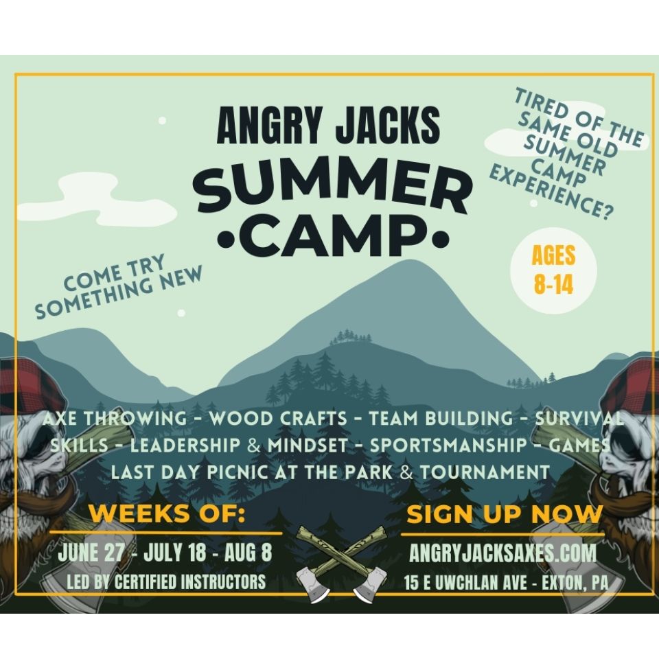 Angry Jacks Exton Summer Axe Throwing Camp
