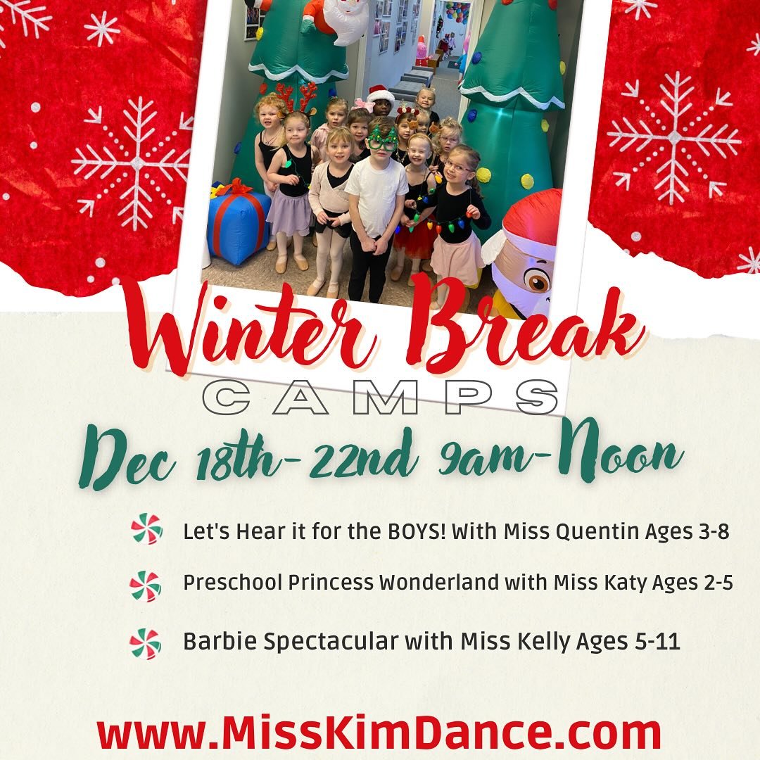 Winter Break Camps at Miss Kim's Children's Dance and Arts Macaroni