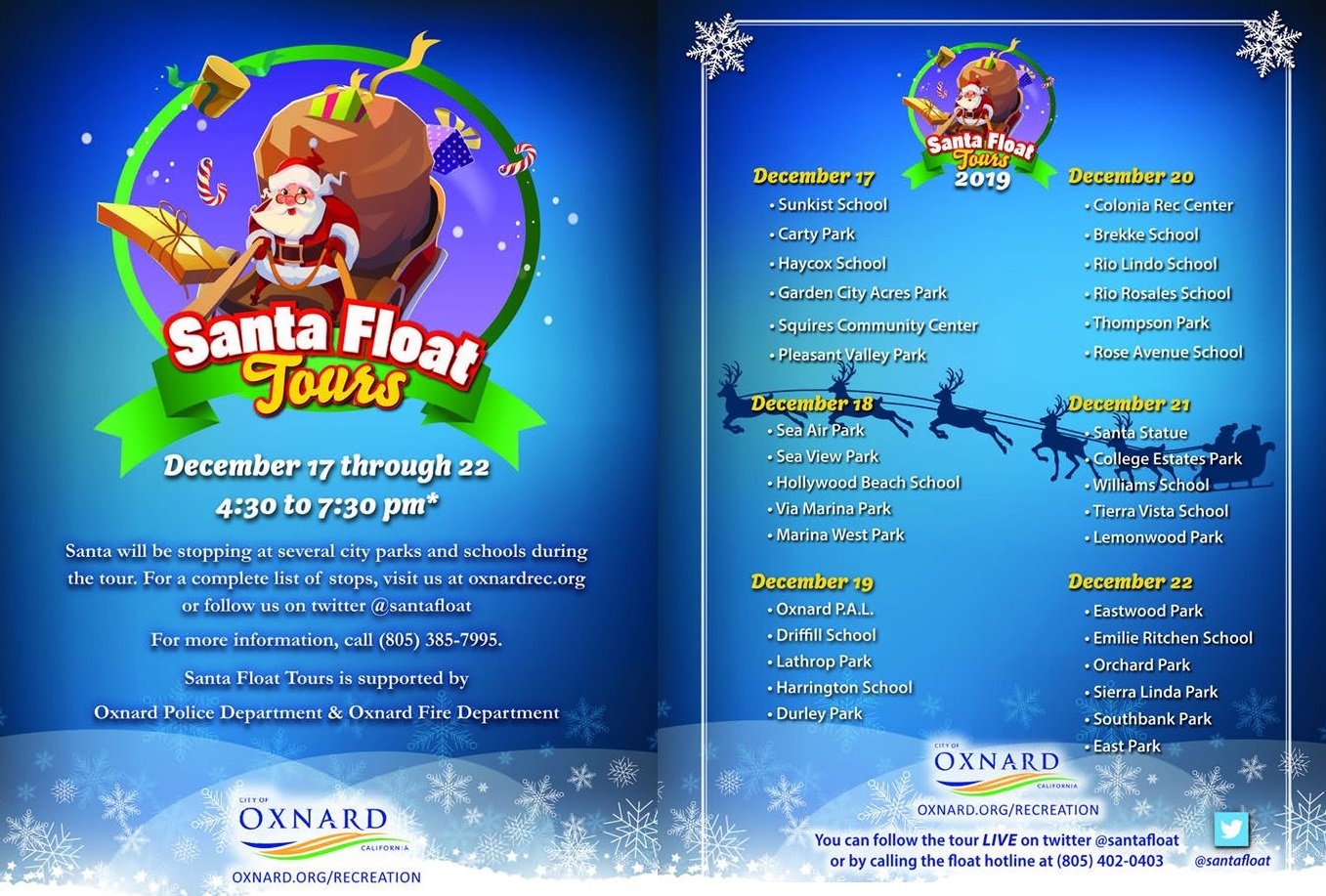 Oxnard Santa Float Tours (OXNARD) | Macaroni KID Camarillo - Ventura