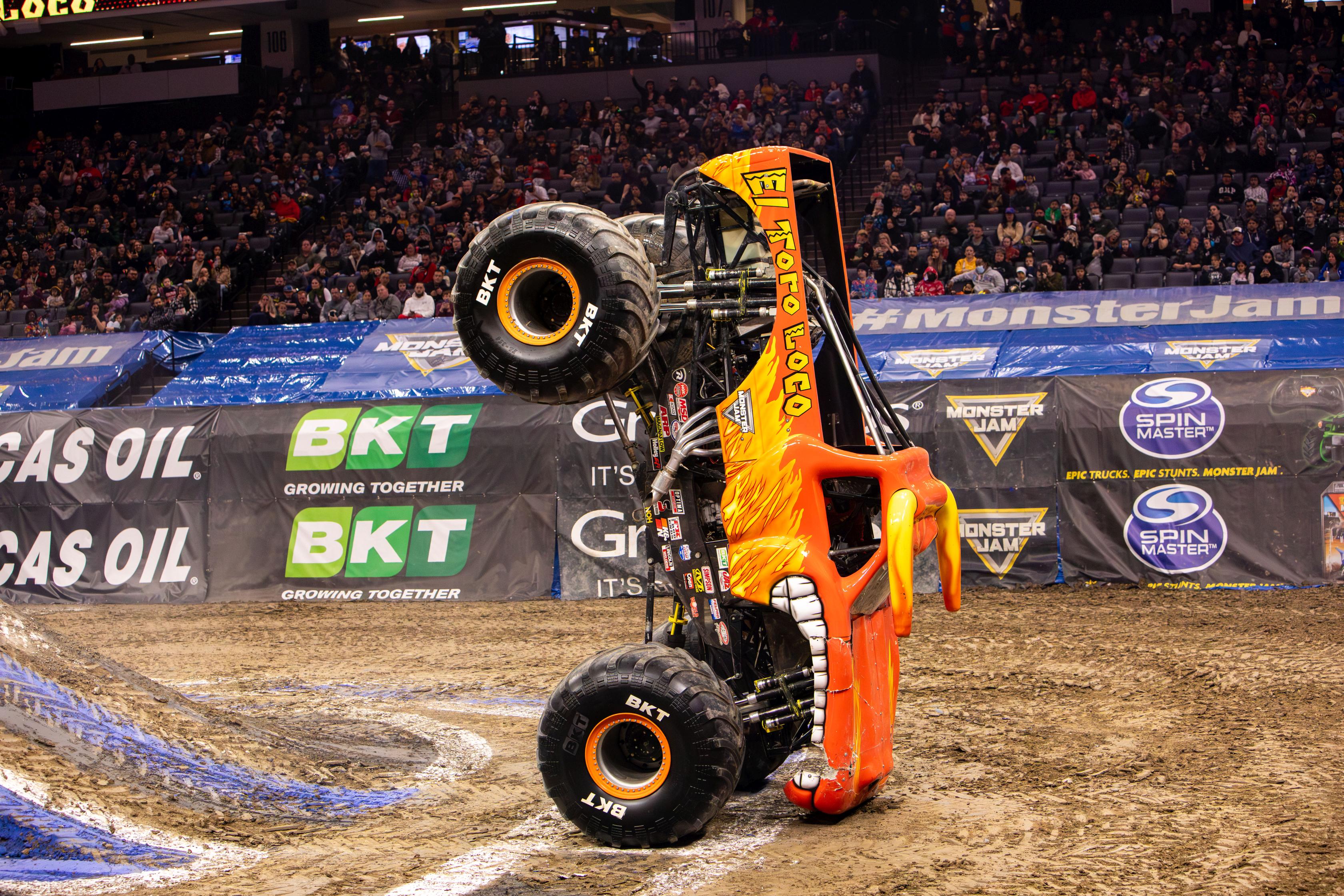 Monster Jam live event returns to Anaheim in Angels Stadium after