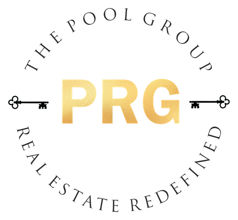 The Pool Group Real Estate Logo North Houston The Woodlands Montgomery Texas Magnolia Spring Conroe MoCo building luxury homes