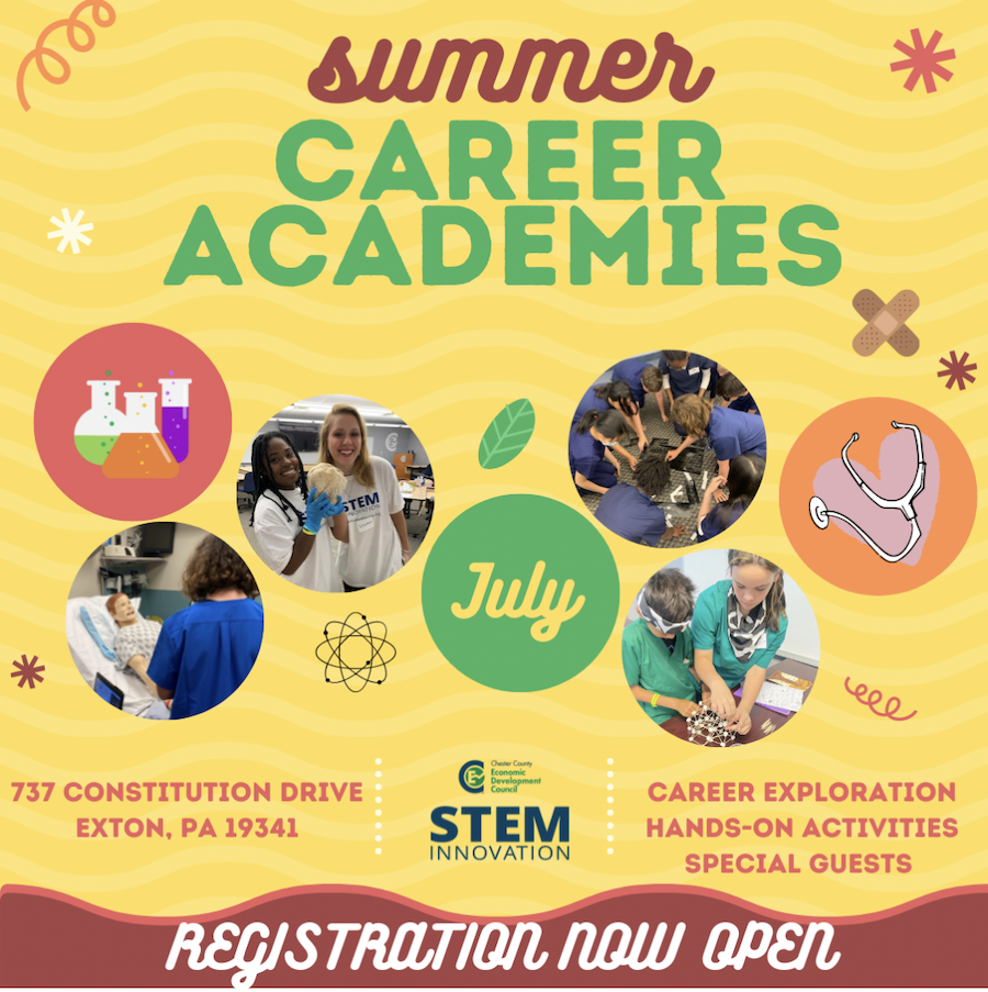 Summer Career Academies in Exton Registration is open