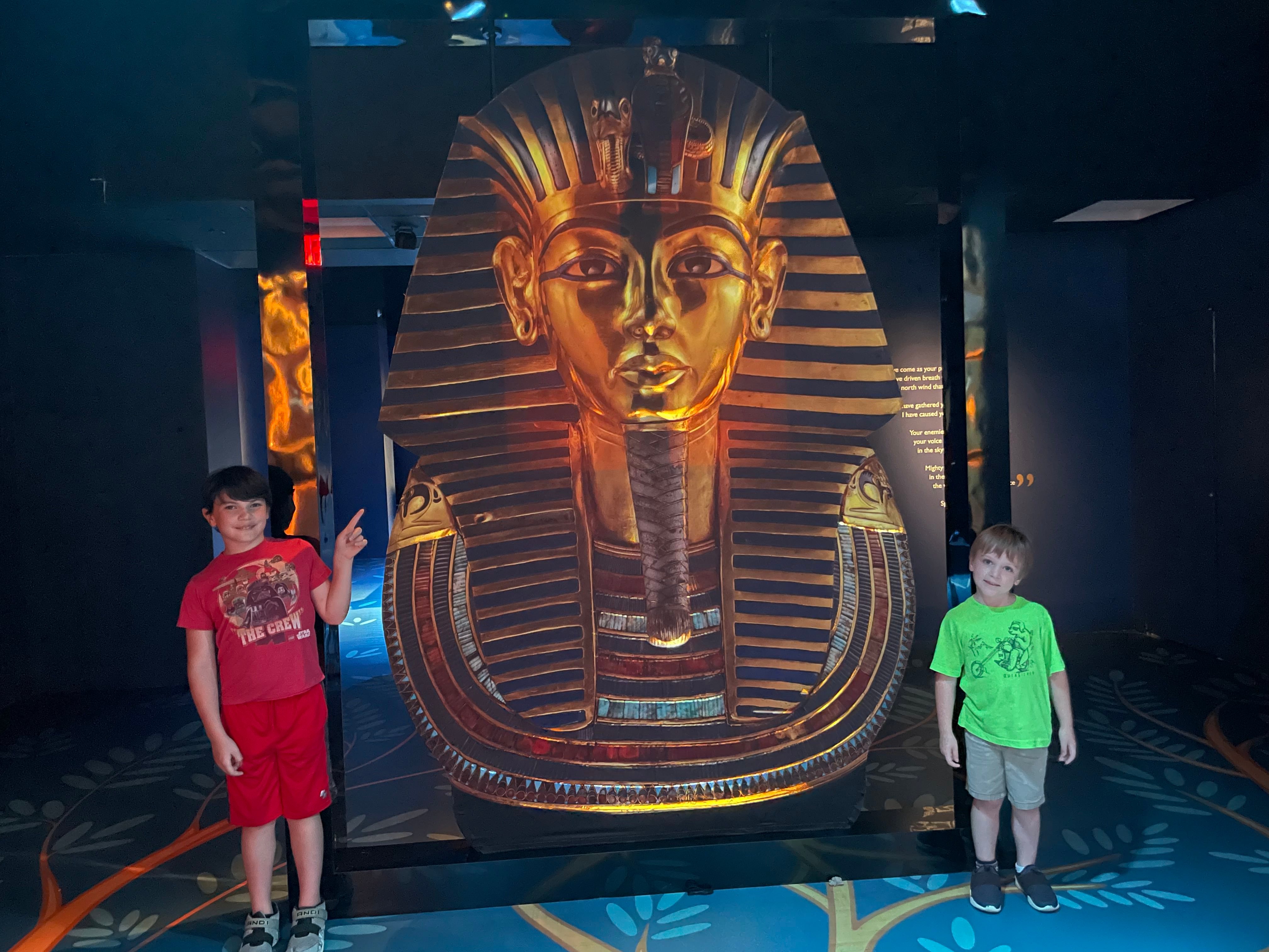 A 10 YearOld's Review of Beyond King Tut The Immersive Exhibit