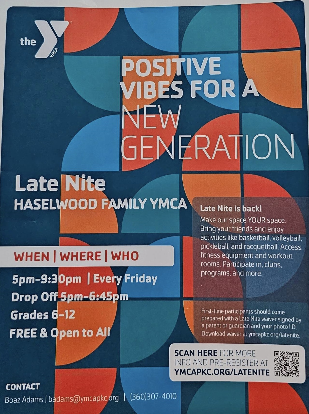 Late Nite at the Haselwood Family YMCA