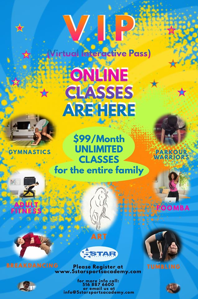 Local Virtual Classes At 5 Star Sports Academy Macaroni Kid Long Beach Oceanside Rockville Centre