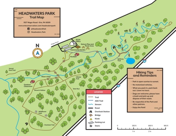 Heaswatera Park trail map