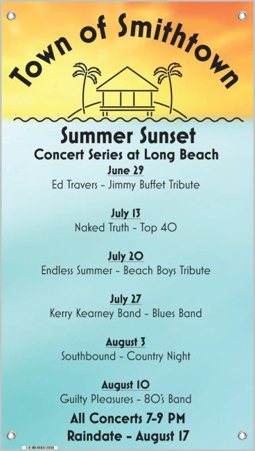 Summer Concert Series on the Beach (Long Beach, Nissequogue/Smithtown ...