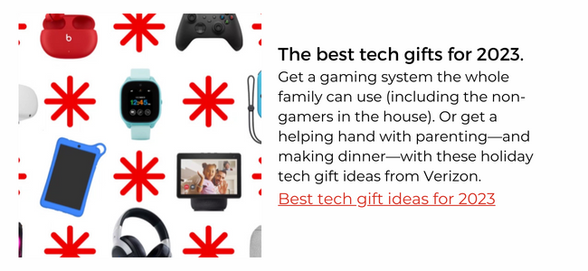 The Hottest Holiday Tech sponsored by Verizon