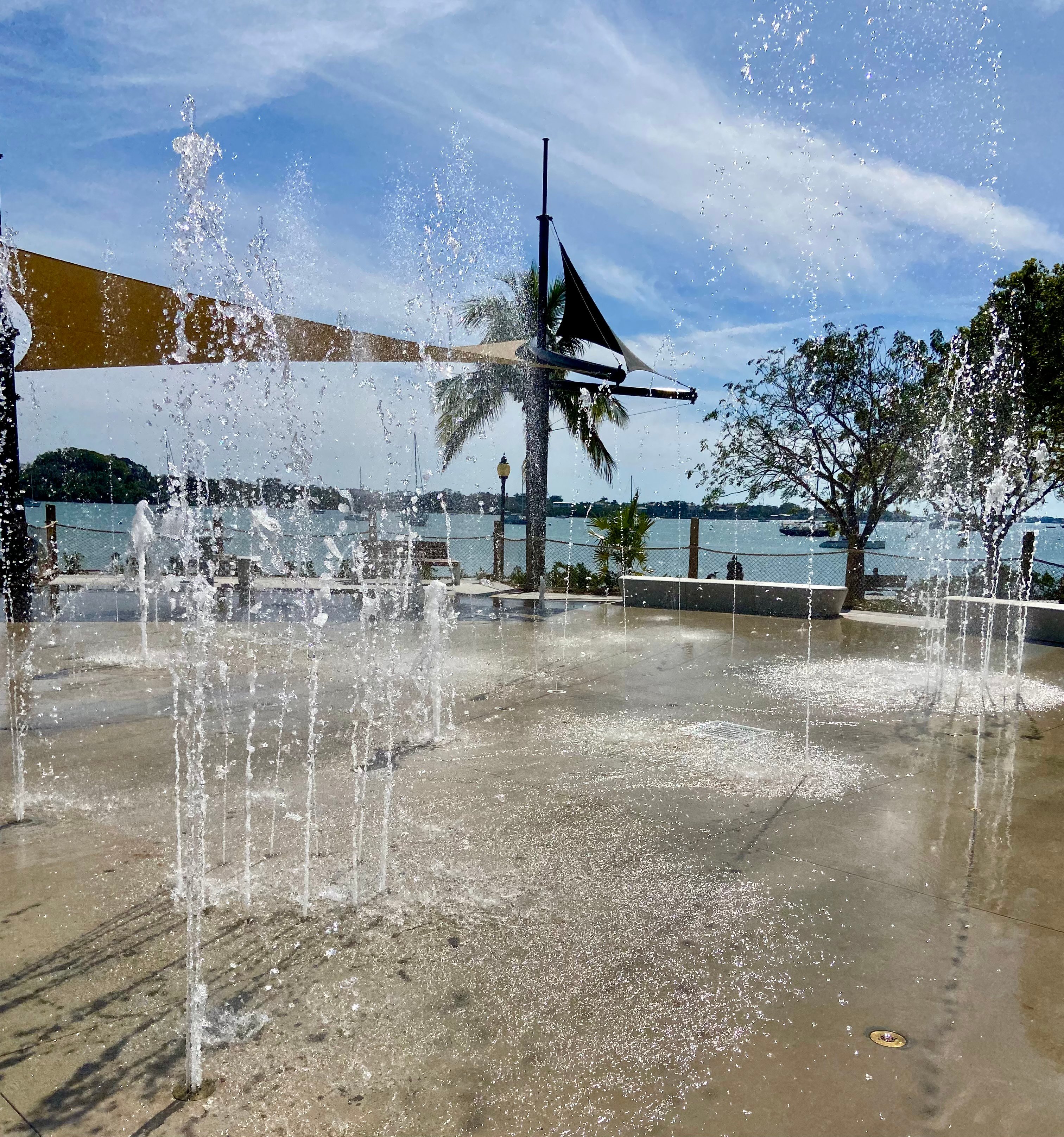 Splash pad, splash park, Sarasota