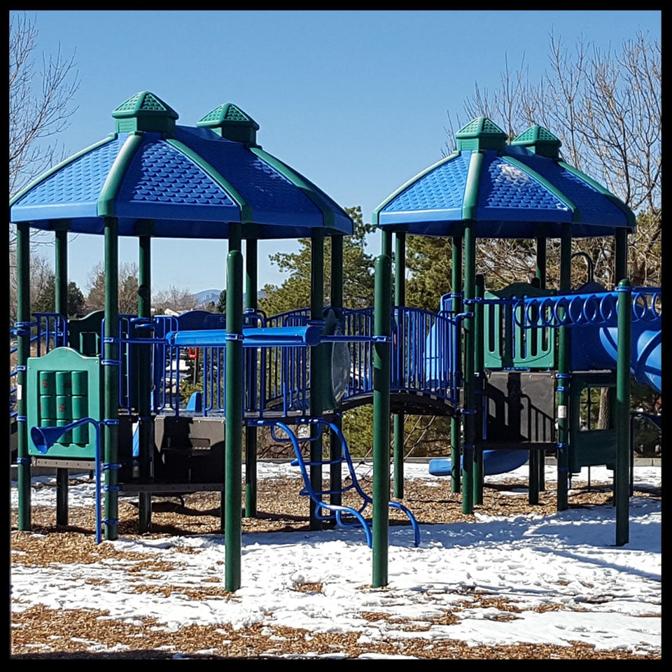 Playground at Puma Park in Centennial, Colorado