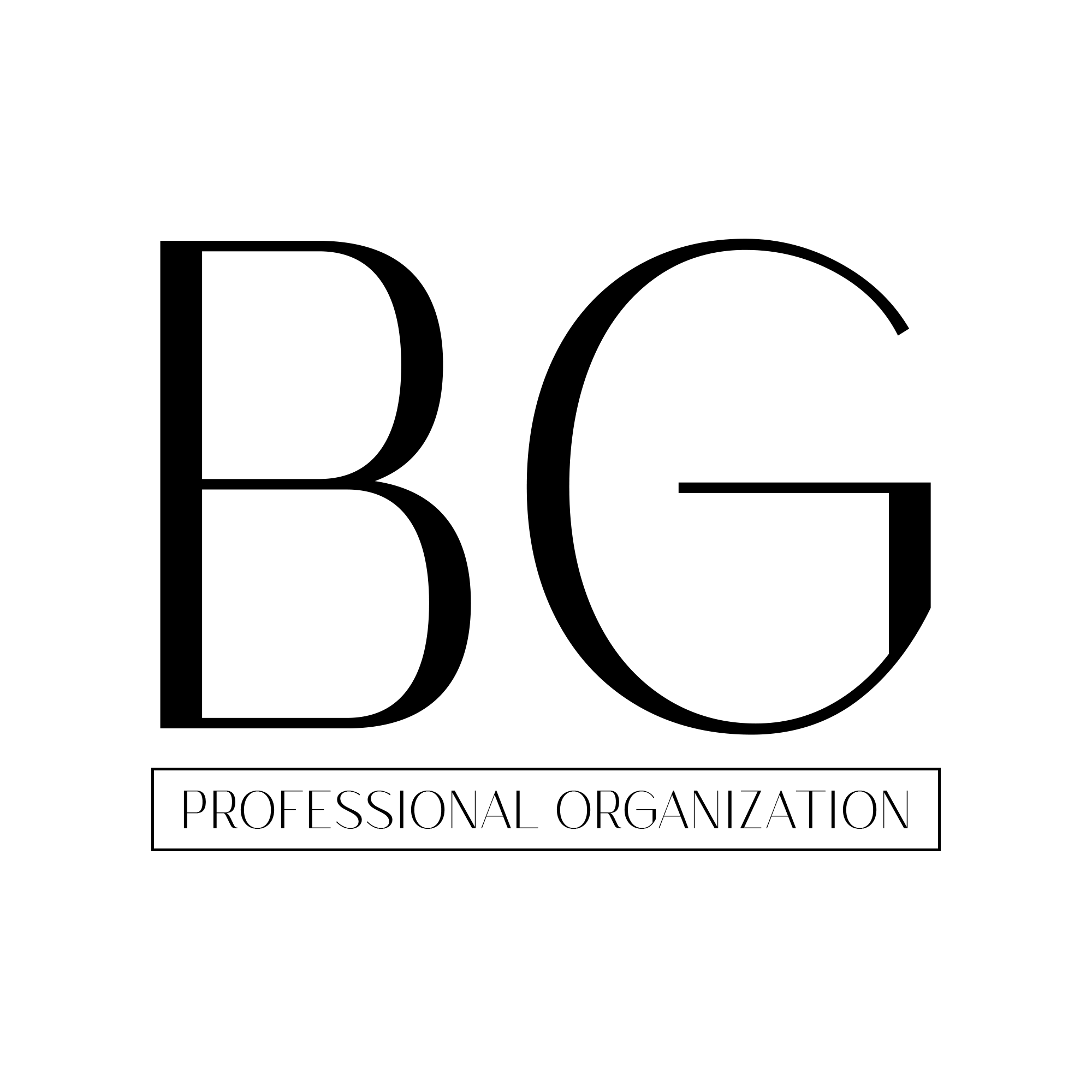 Black on white logo
