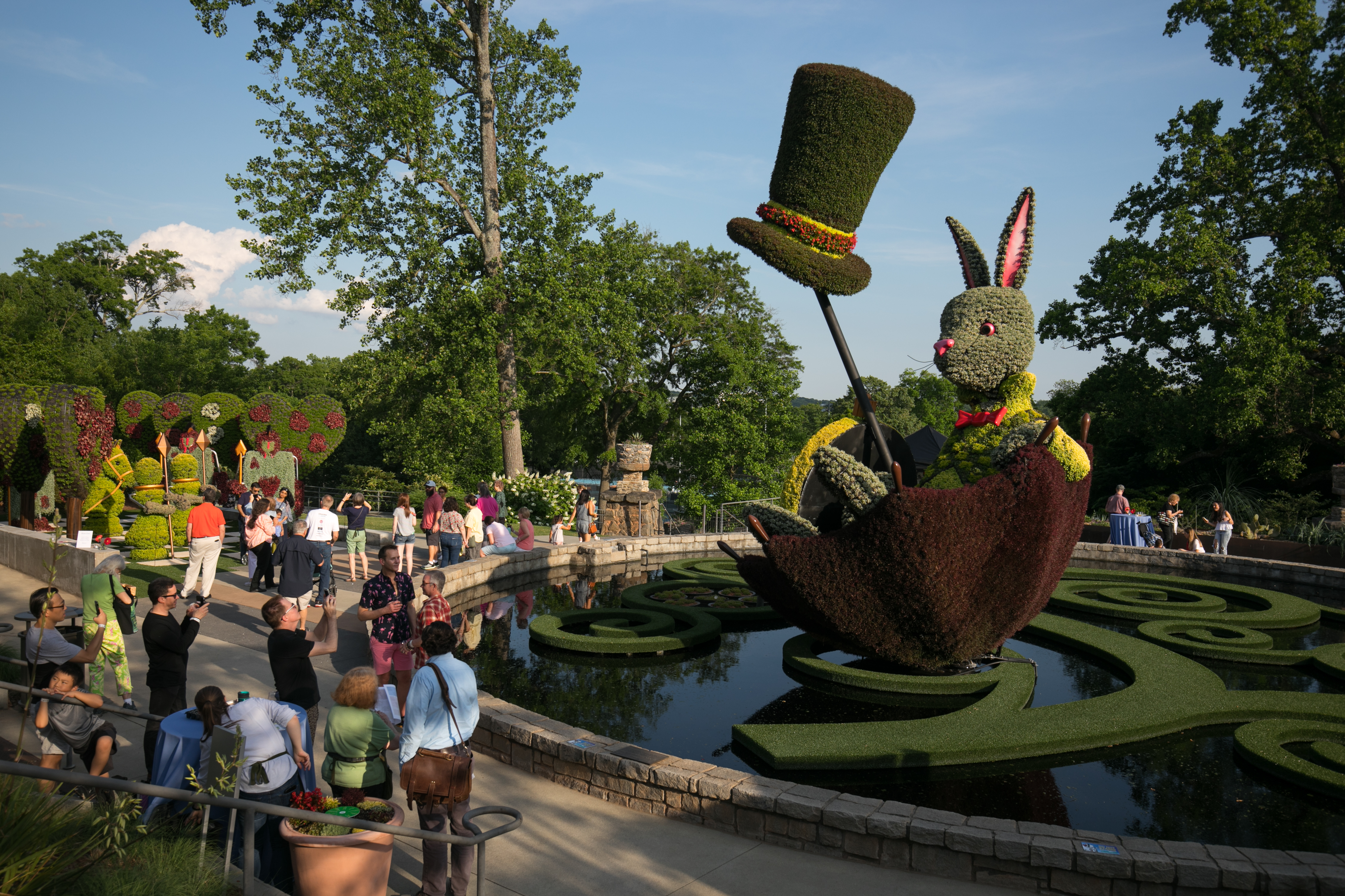You can visit a super-cool 'Alice in Wonderland' garden in Atlanta right now