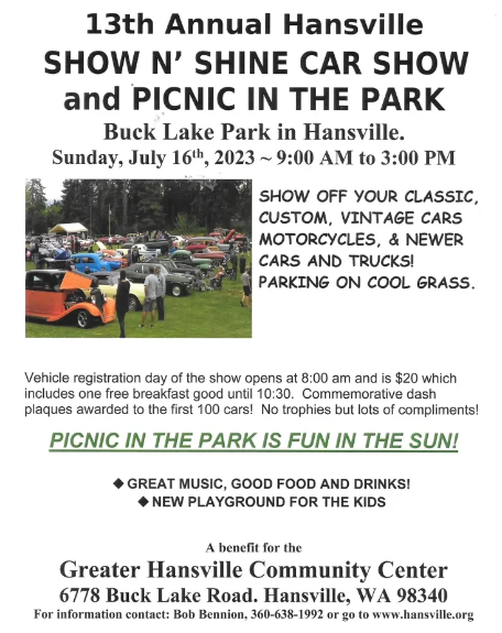Show N' Shine Car Show and Picnic in the Park