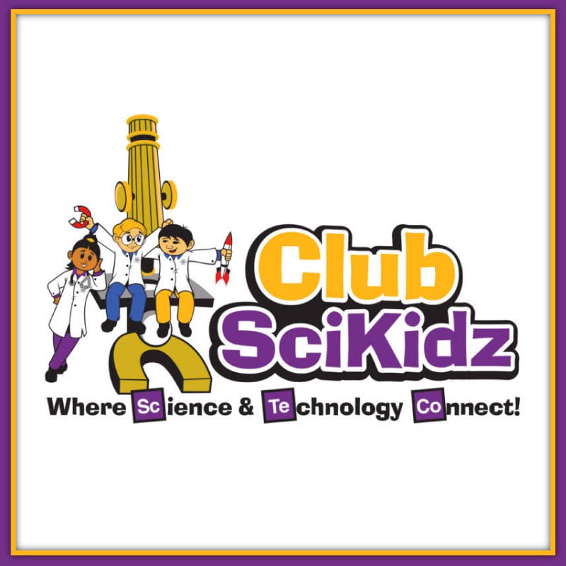 Club SciKidz logo framed