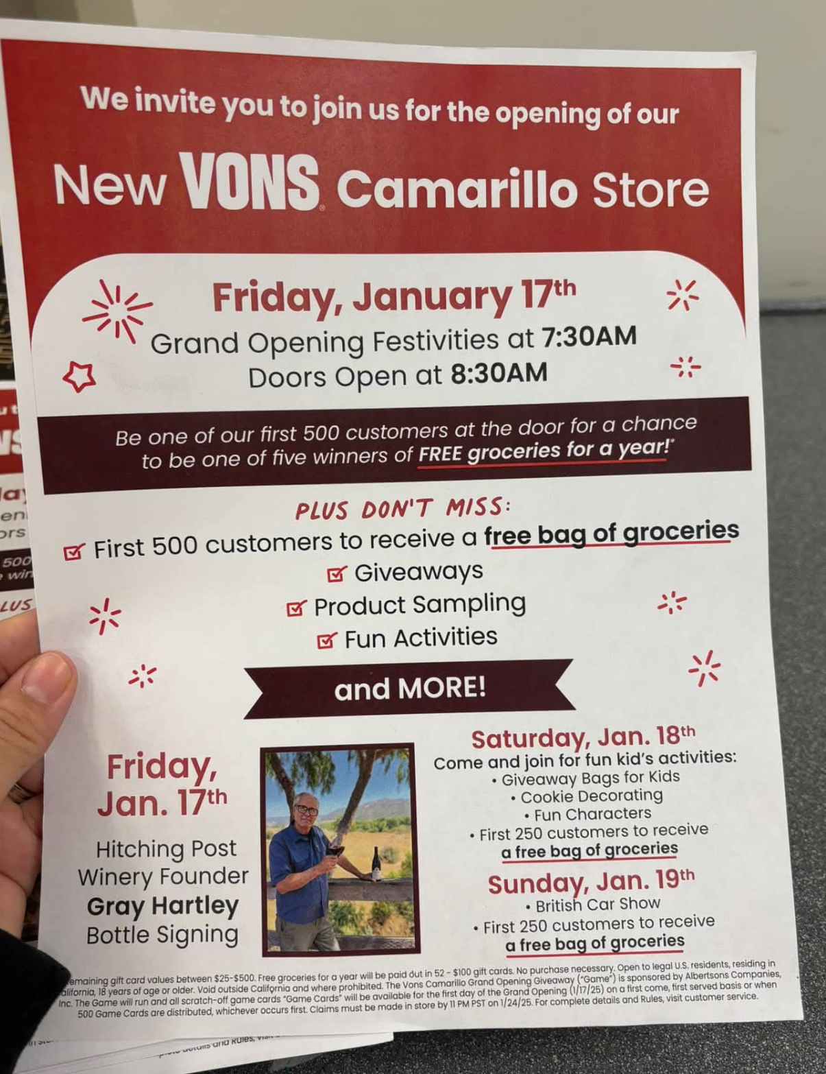 Grand Opening Vons Camarillo | Macaroni KID Camarillo - Ventura - Oxnard