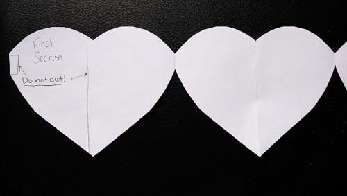 How to Make a Paper Heart Chain