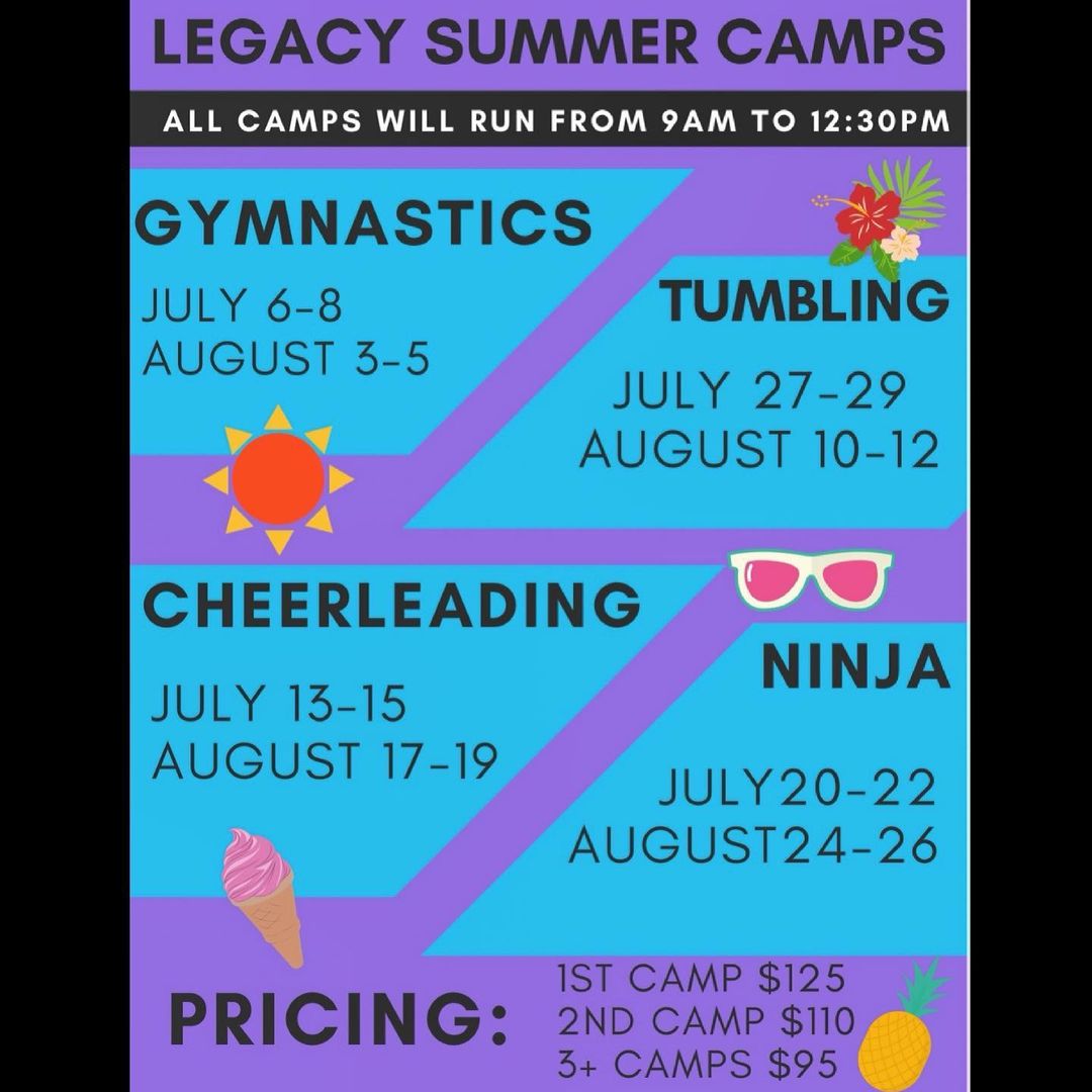 Legacy Gymnastics Summer Camp Toms River