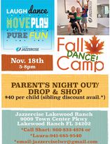 Jazzercise Lakewood Ranch Thanksgiving kids camp