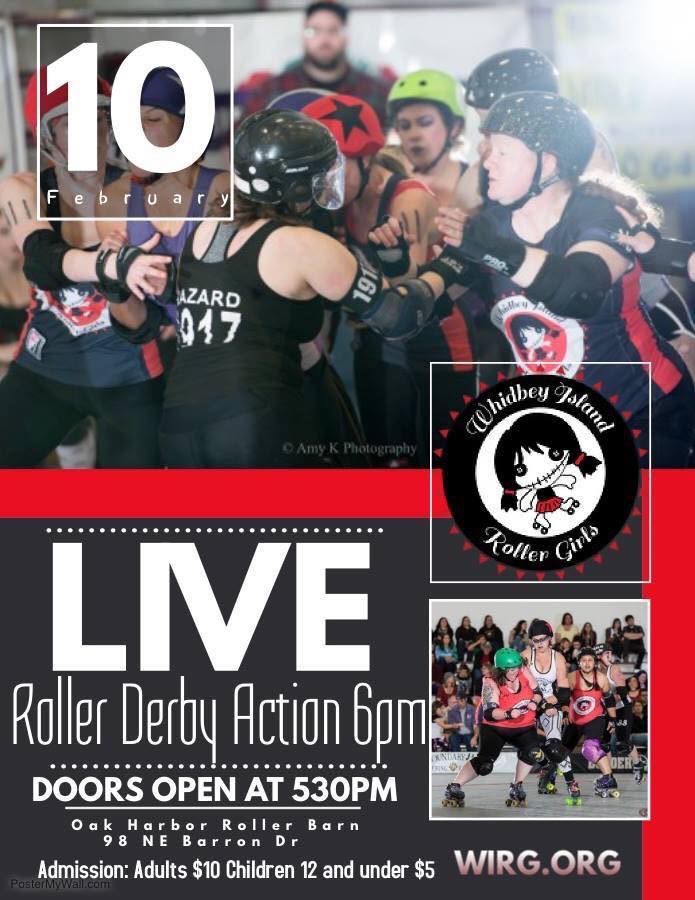 Whidbey Island Roller Girls Vs Rainier Roller Girls Oak Harbor