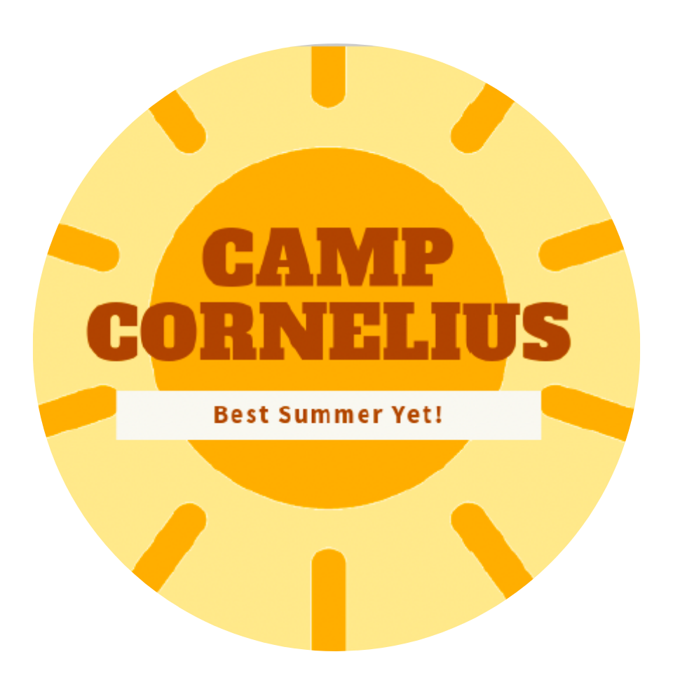 Camp Conrelius logo sun