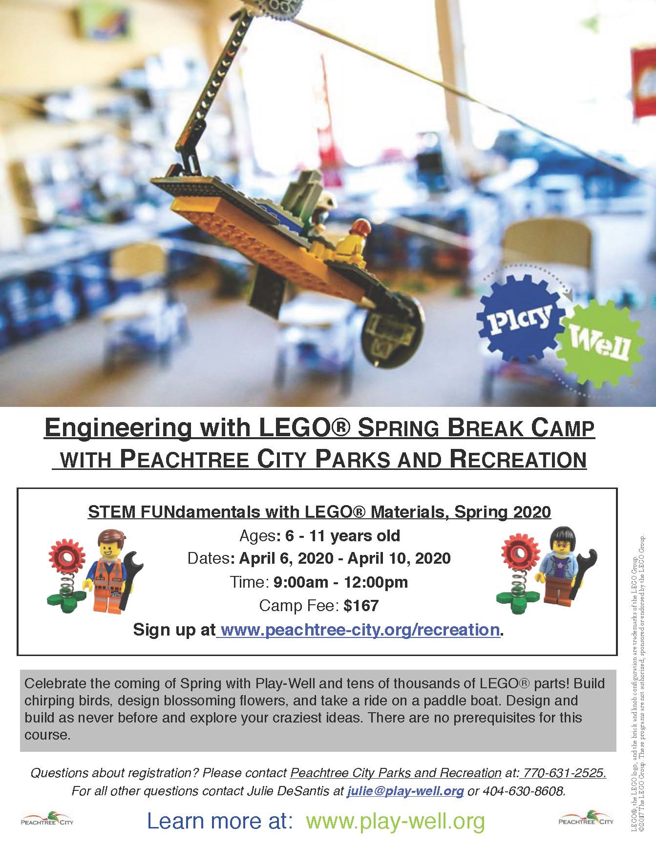 lego spring break camp