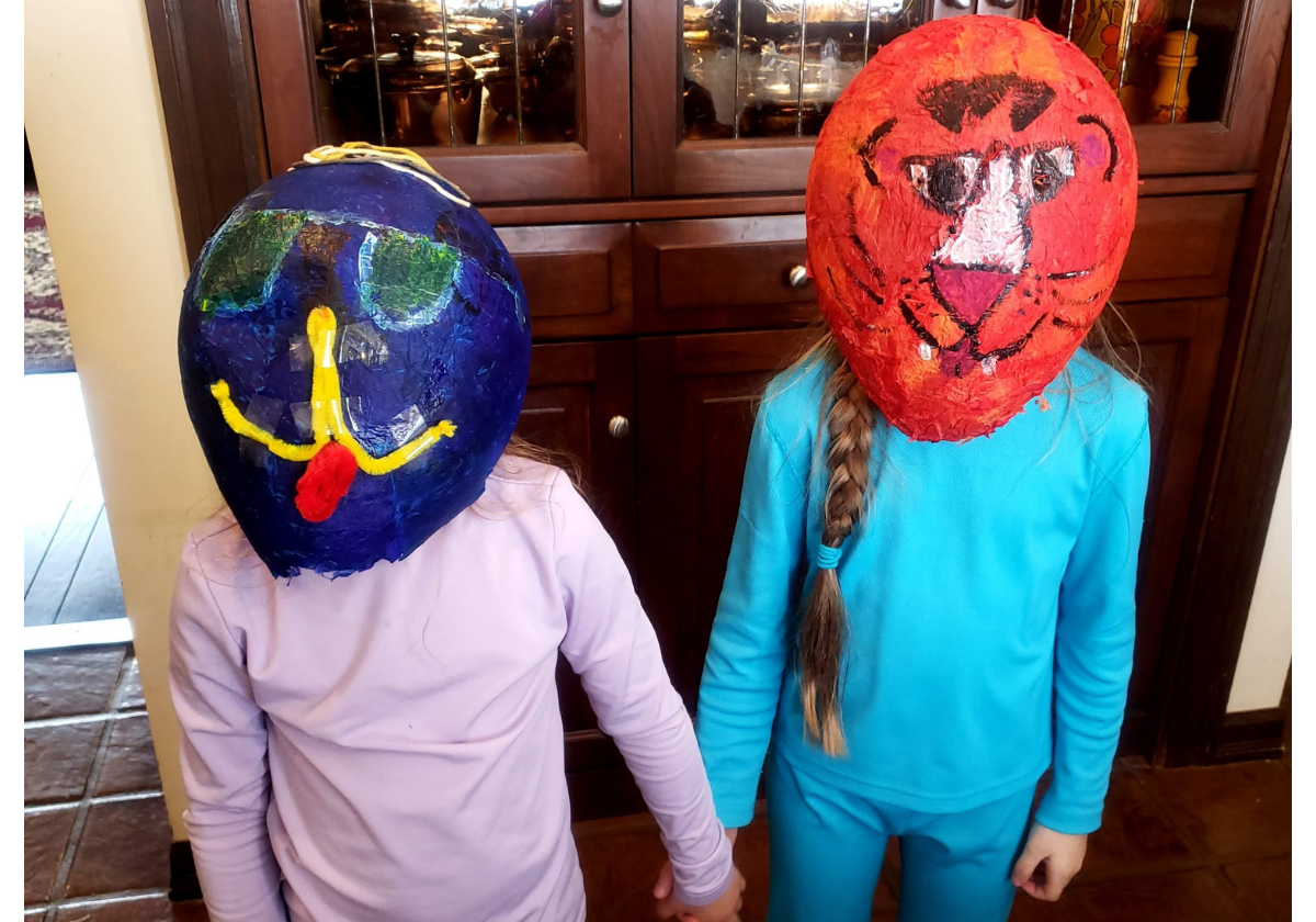 How To Make A Paper Mache Mask - The Melrose Family