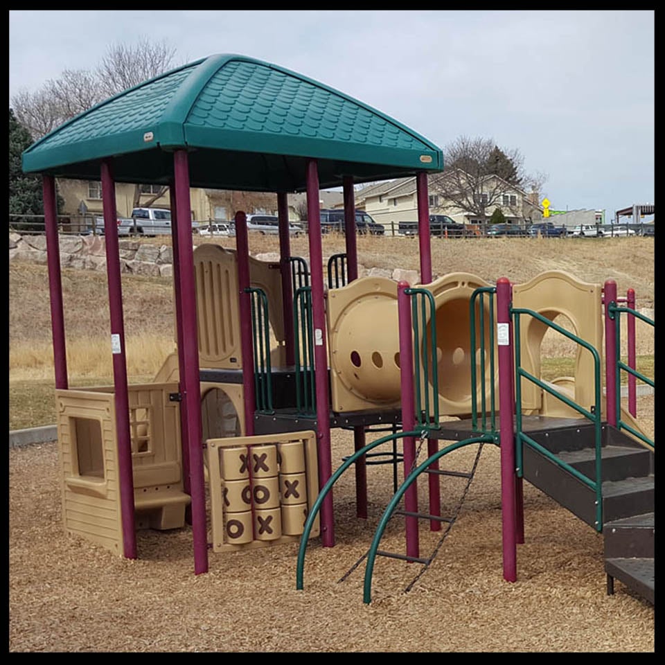Playground at Cherry Knolls Park in Centennial, Colorado