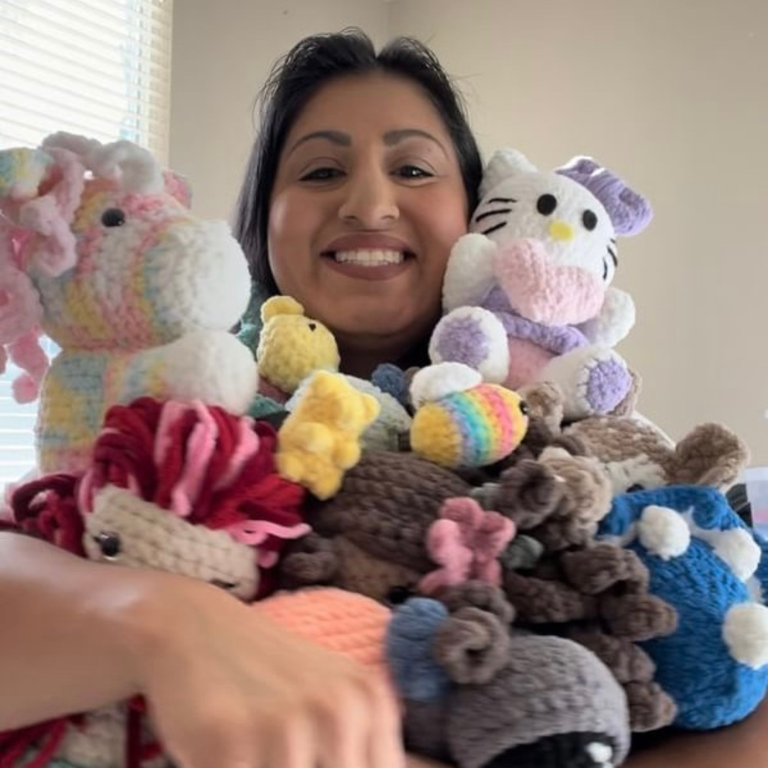 Crochet plushies security blankets blankets Temecula