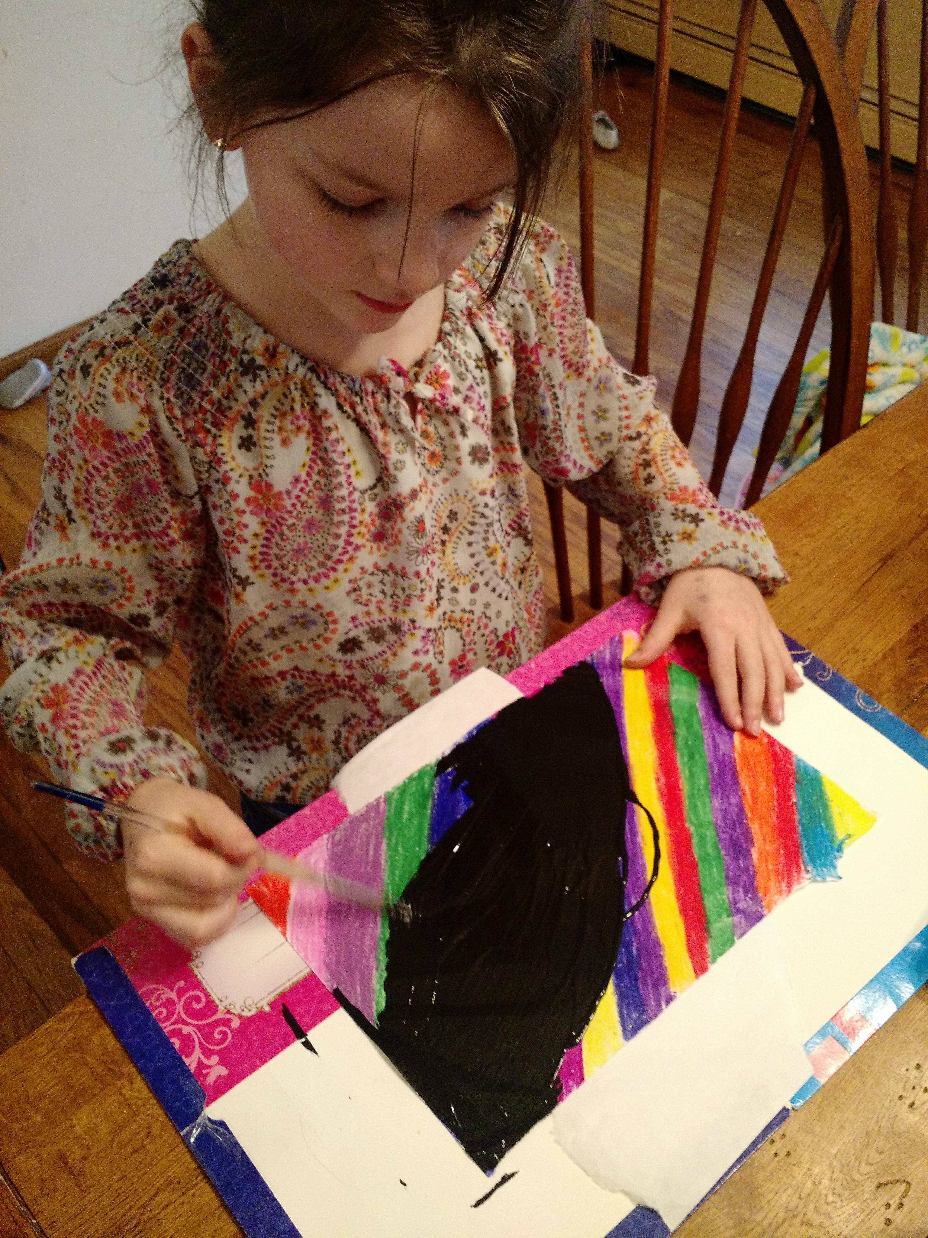 How to Make Your Own Scratch Art with Crayons