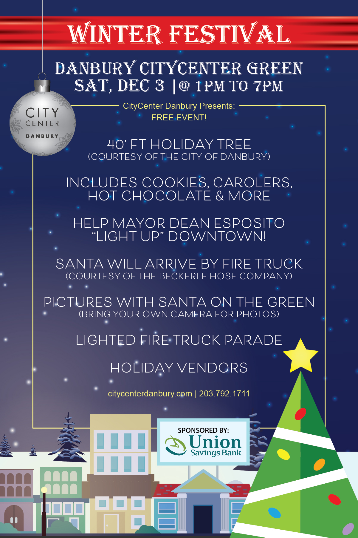 Danbury's Light the Lights and Winter Festival MOVED to December 4 ...