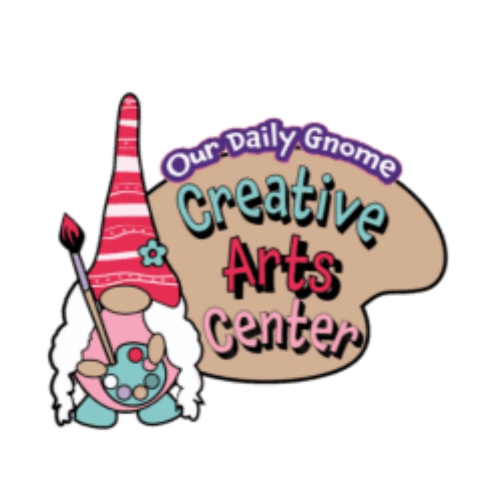 Our Daily Gnome Creative Arts Center Chesapeake VA Children art classes and workshops for mental health kicking anxiety with creativity non-profit organization created by a girl and her mother