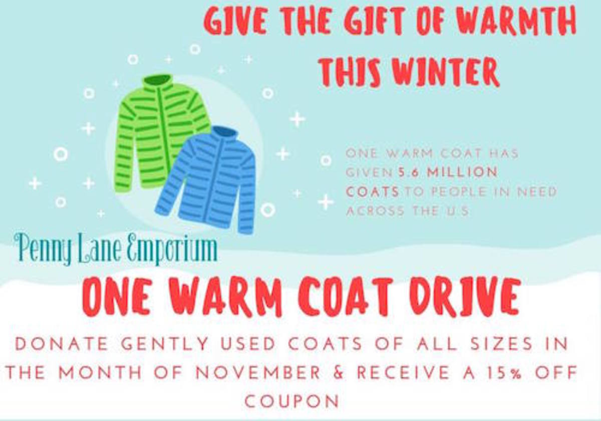 Donate Coats - One Warm Coat