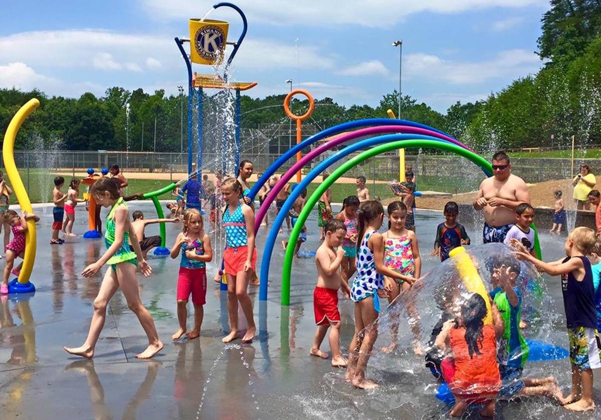 Splash Pad at Kiwanis Park in Hickory ~ A Review | Macaroni KID Hickory ...