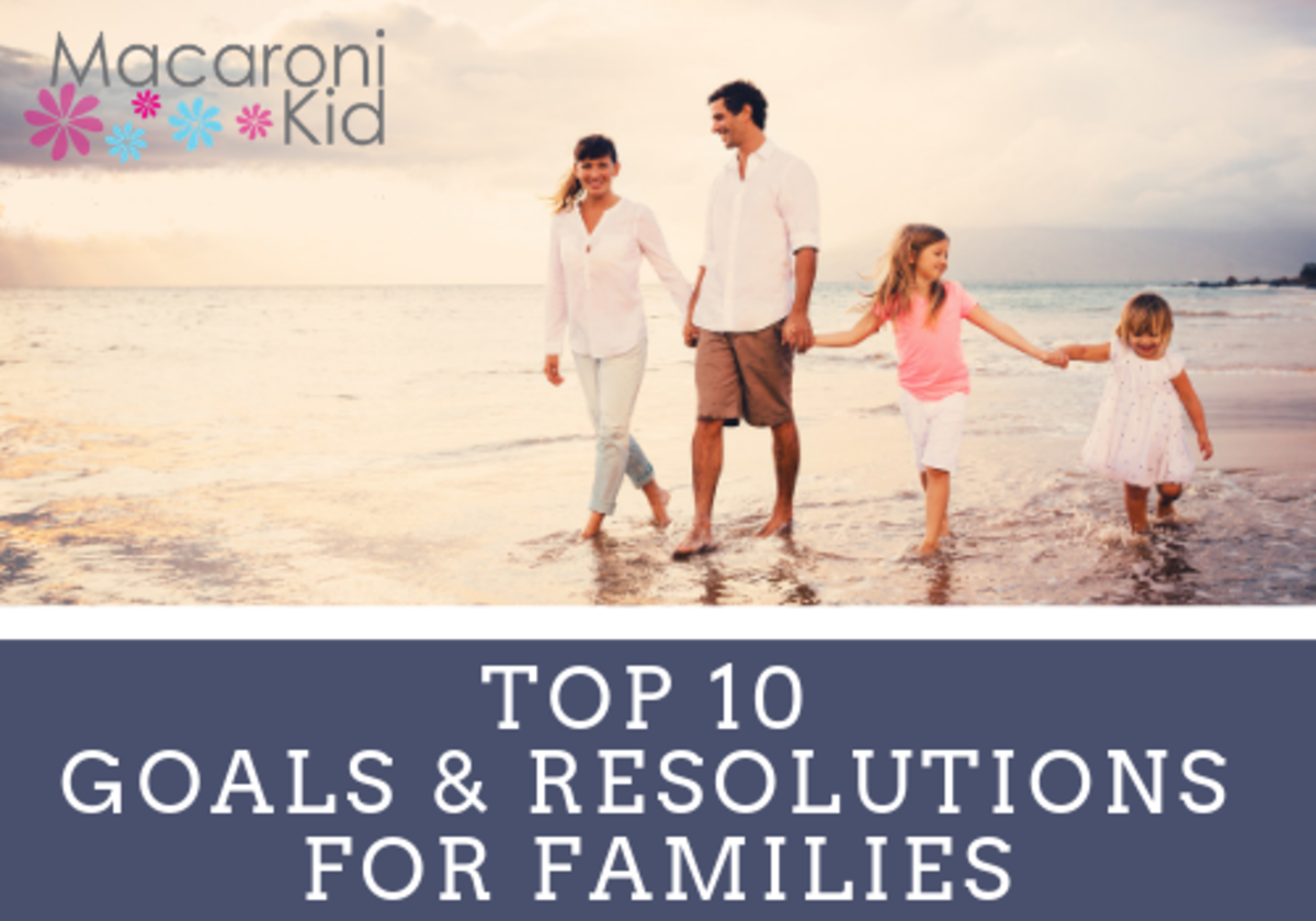 TOP 10 FAMILY NEW YEAR'S GOALS & RESOLUTIONS FOR 2025 Macaroni KID