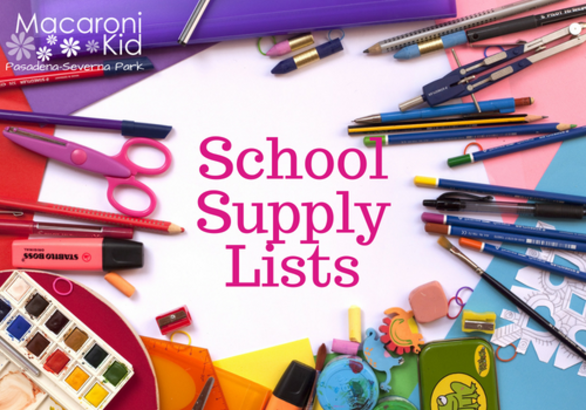 Anne Arundel County School Supply Lists Macaroni KID PasadenaSeverna