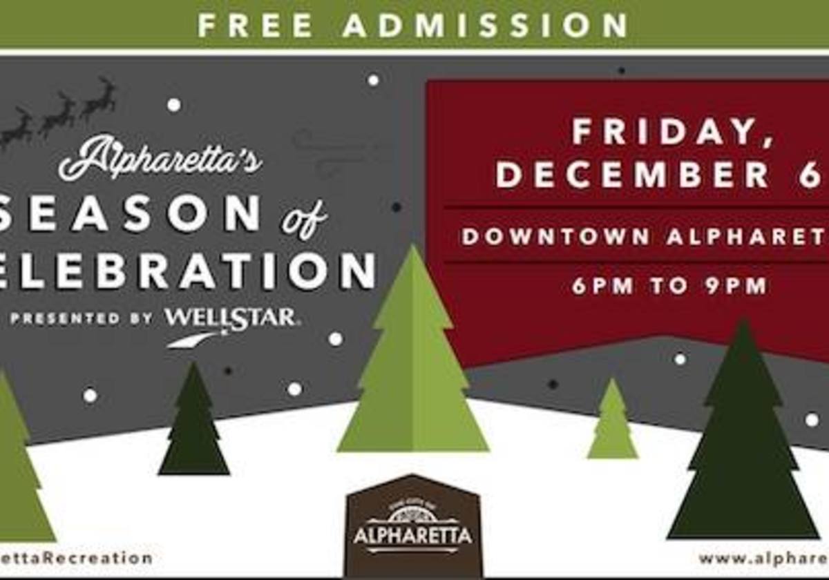 Alpharetta’s Season Of Celebration Tree Lighting This Friday